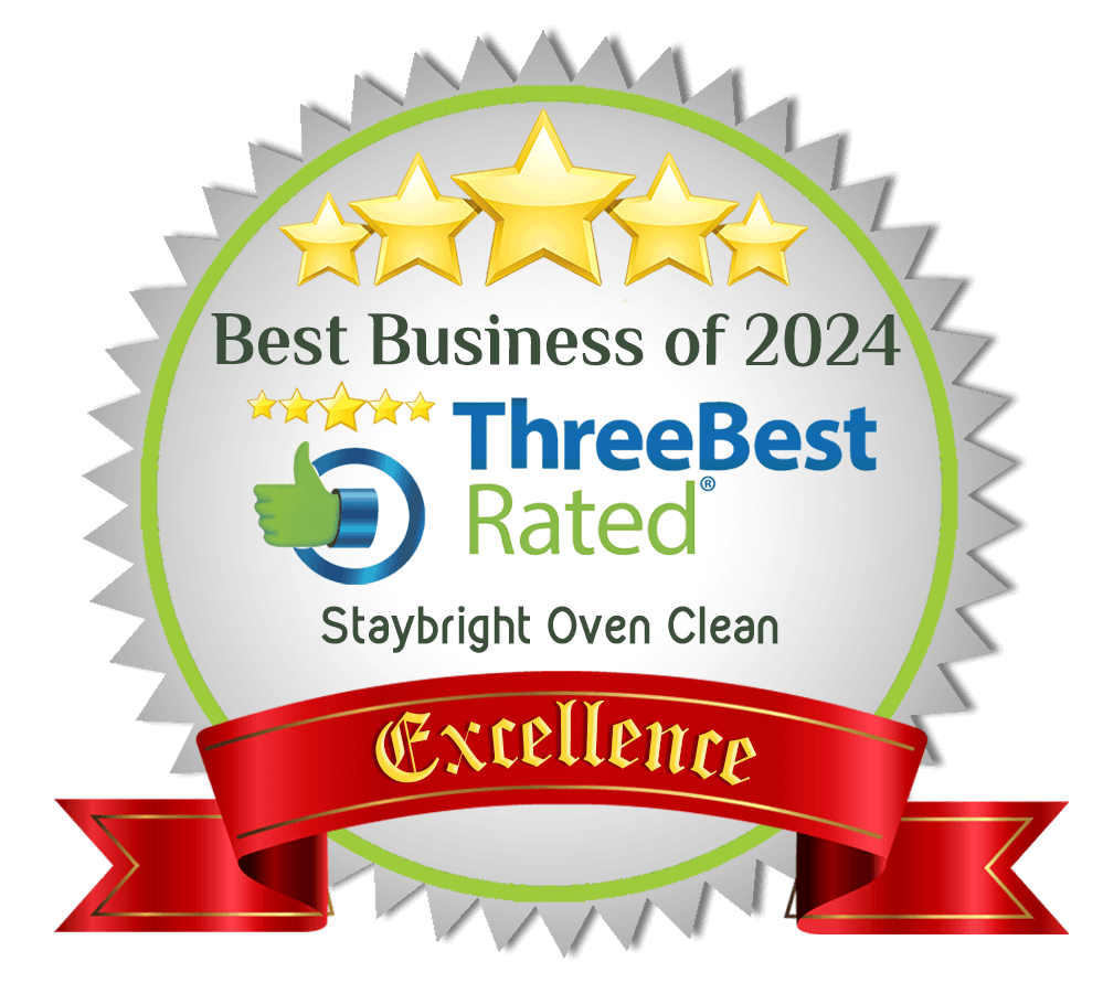Staybright Oven Clean award badge 2024